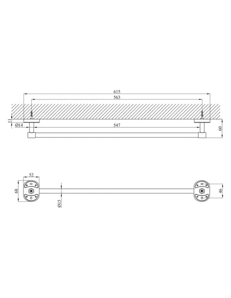 Рушникотримач Kroner KRM Elbe - ACC2901