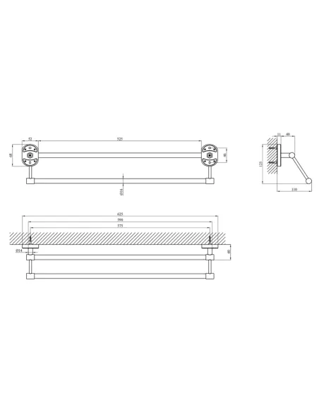 Полотенцедержатель Kroner KRM Elbe - ACC2909