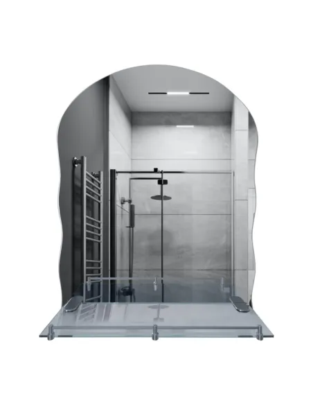 Зеркало для ванной Kroner KRM Belantis - ACS702 с полкой, 575х425х105 мм