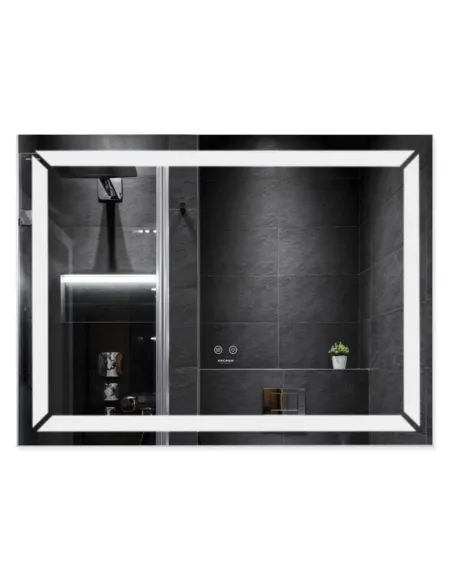 Дзеркало для ванної кімнати Kroner KRP Spiegel HR1 - 8060 з LED-підсвічуванням та антизапітнінням