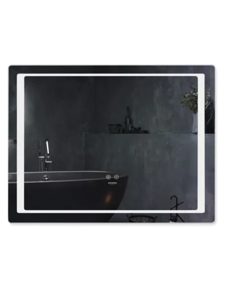 Зеркало для ванной Kroner KRP Spiegel HR2 - 9070 с LED-подсветкой и антизапотеванием Зеркало для ванной Kroner KRP Spiegel HR2 - 9070 с LED-подсветкой и антизапотеванием