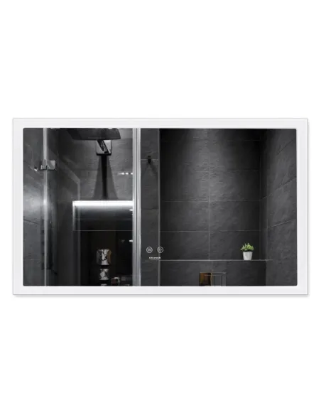 Зеркало для ванной Kroner KRP Spiegel HR3 - 10060 с LED-подсветкой и антизапотеванием Зеркало для ванной Kroner KRP Spiegel HR3 - 10060 с LED-подсветкой и антизапотеванием