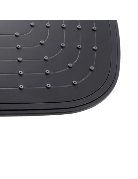 Лійка тропічний душ Kroner KRP Edelstahl Kubus - SCH704, чорна