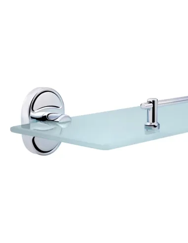 Полка для ванной Kroner KRM Elbe - ACG2907, металл, стекло