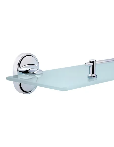 Полиця для ванної кімнати Kroner KRM Elbe - ACG2907, метал, скло