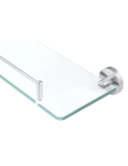 Полка для ванной Kroner KRP Edelstahl Klassisch - ESG3707, нержавеющая сталь, стекло