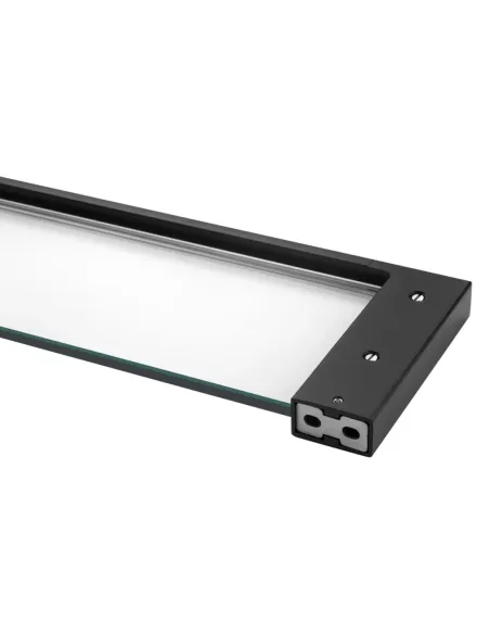 Полиця для ванної кімнати Kroner KRP Edelstahl Kubus - SCH3907, нержавіюча сталь, скло