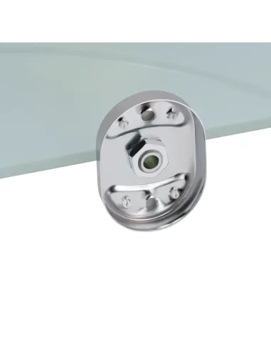 Полка для ванной Kroner KRM Elbe - ACG2921-1, угловая, металл, стекло