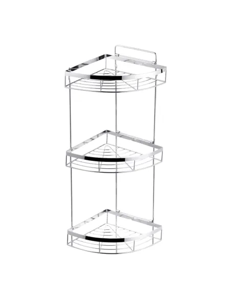 Полиця для ванної кімнати Kroner KRM Rizze - ACC329-3, кутова, металева