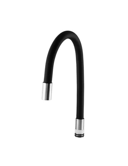 Вилив гнучкий для змішувача Wezer WKC-04-BLACK, чорний