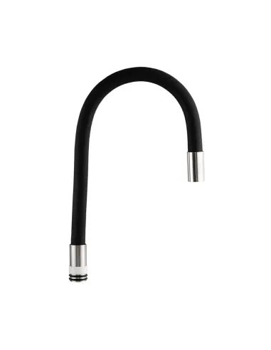 Излив гибкий для смесителя Wezer WKC-04-BLACK, черный