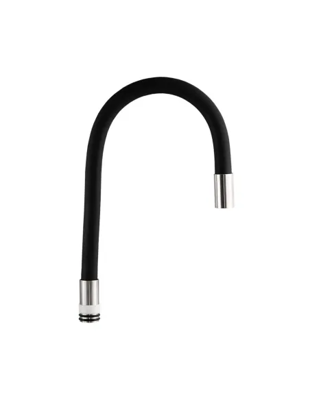 Излив гибкий для смесителя Wezer WKC-04-BLACK, черный