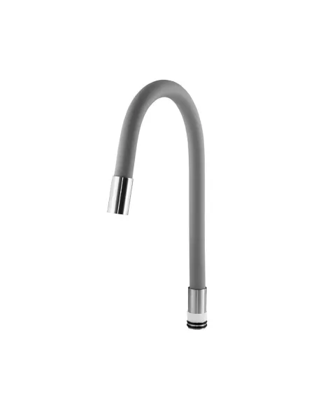 Излив гибкий для смесителя Wezer WKC-04-GRAY, серый