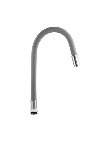 Излив гибкий для смесителя Wezer WKC-04-GRAY, серый