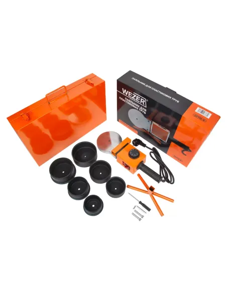 Паяльник для пластиковых труб Wezer CF-110-6, 75 - 110 мм