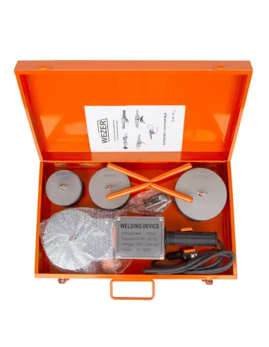 Паяльник для пластиковых труб Wezer CF-110-6, 75 - 110 мм