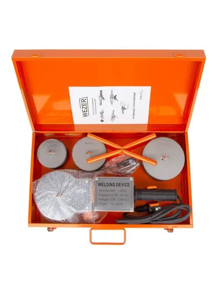 Паяльник для пластиковых труб Wezer CF-110-6, 75 - 110 мм