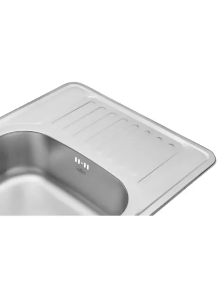 Мойка для кухни прямоугольная Kroner KRP Dekor - 6350 из нержавеющей стали