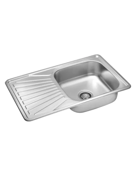Мийка для кухні прямокутна Kroner KRP Dekor - 7848 з нержавіючої сталі