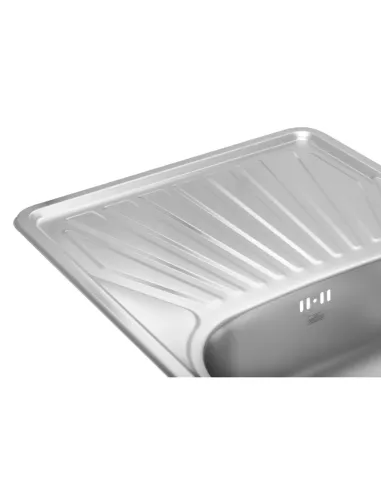 Мойка для кухни прямоугольная Kroner KRP Dekor - 7848 из нержавеющей стали