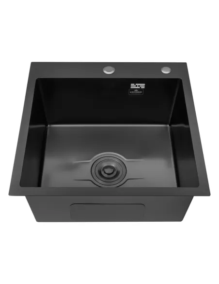 Мойка для кухни квадратная Kroner KRP Derby - 5050HM PVD из нержавеющей стали 2,5/0,5 мм
