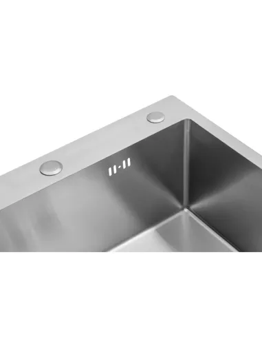 Мийка для кухні прямокутна Kroner KRP Derby - 5843HM Brush з нержавіючої сталі 2,5/0,5 мм