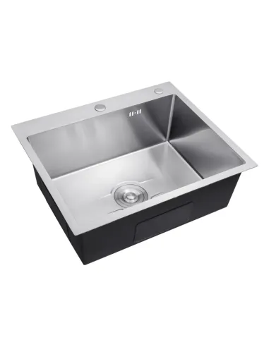 Мийка для кухні прямокутна Kroner KRP Derby - 6050HM Brush з нержавіючої сталі 2,5/0,5 мм