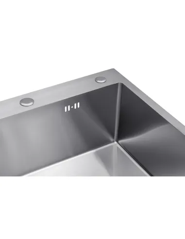 Мойка для кухни прямоугольная Kroner KRP Derby - 6050HM Brush из нержавеющей стали 2,5/0,5 мм