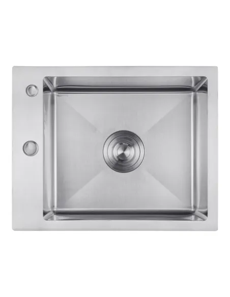 Мийка прямокутна для кухні Kroner KRP Gebürstet - 4050HM з нержавіючої сталі 3.0/1.0 мм