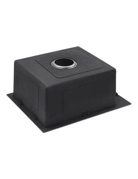 Мийка прямокутна для кухні Kroner KRP Gebürstet - 4050HM з нержавіючої сталі 3.0/1.0 мм