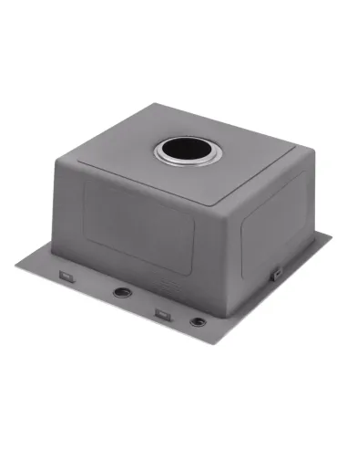 Мойка для кухни квадратная Kroner KRP Gebürstet - 4545HM из нержавеющей стали 3.0/1.0 мм