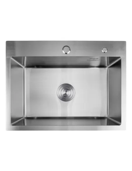 Мойка для кухни прямоугольная Kroner KRP Gebürstet - 5843HM из нержавеющей стали 3.0/1.0 мм