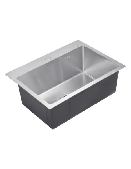 Мойка для кухни прямоугольная Kroner KRP Gebürstet - 5843HM из нержавеющей стали 3.0/1.0 мм