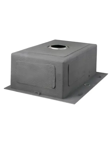 Мойка для кухни прямоугольная Kroner KRP Gebürstet - 5843HM из нержавеющей стали 3.0/1.0 мм