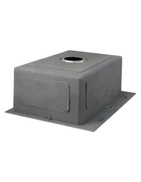 Мойка для кухни прямоугольная Kroner KRP Gebürstet - 5843HM из нержавеющей стали 3.0/1.0 мм