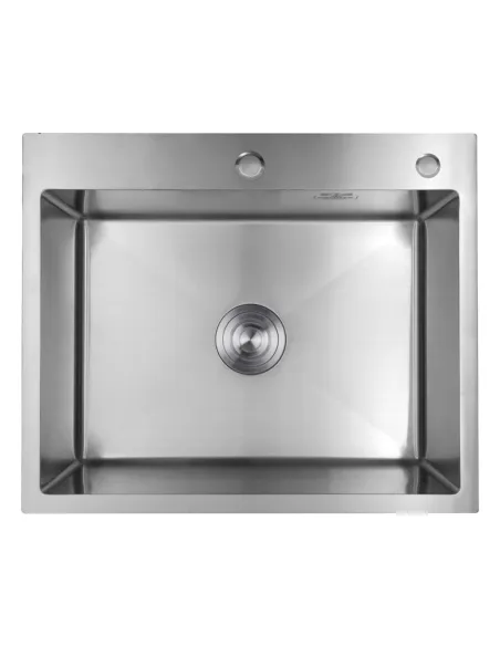 Мойка для кухни прямоугольная Kroner KRP Gebürstet - 6050HM из нержавеющей стали 3.0/1.0 мм