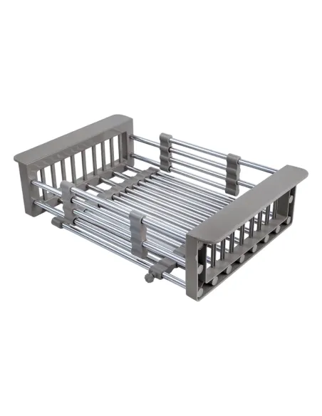 Мийка для кухні прямокутна Kroner KRP Gebürstet-6350RHM з нержавіючої сталі 3.0/1.0 мм