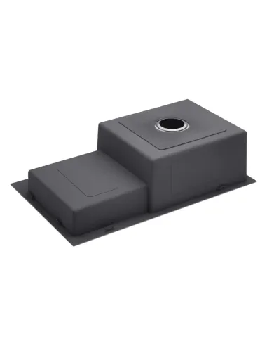 Мойка для кухни прямоугольная Kroner KRP Gebürstet - 7848RHM из нержавеющей стали 3.0/1.0 мм