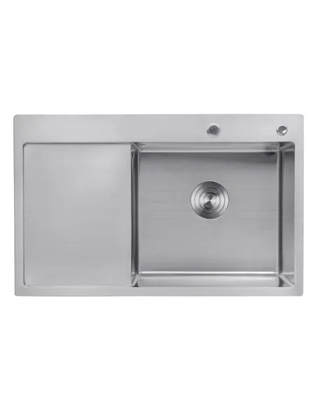 Мойка для кухни прямоугольная Kroner KRP Gebürstet - 7849RHM из нержавеющей стали 3.0/1.0 мм
