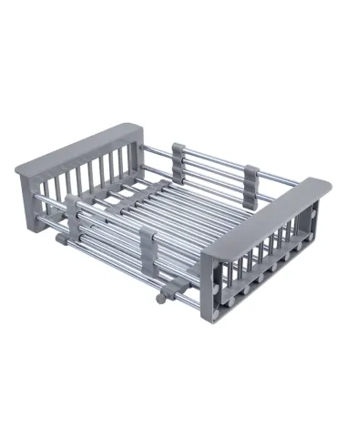 Мойка для кухни прямоугольная Kroner KRP Gebürstet - 7843ZHM из нержавеющей стали 3.0/1.0 мм, с двумя чашами