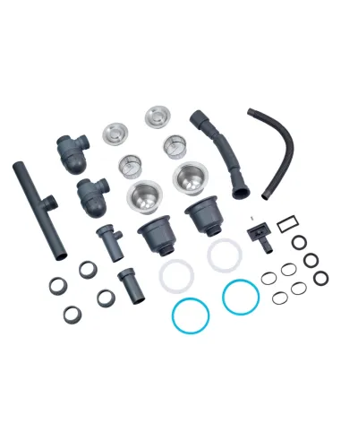 Мойка для кухни прямоугольная Kroner KRP Gebürstet - 7843ZHM из нержавеющей стали 3.0/1.0 мм, с двумя чашами