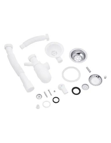 Мийка для кухні кругла Kroner KRP Komposit SCH-510, кам`яна, чорна