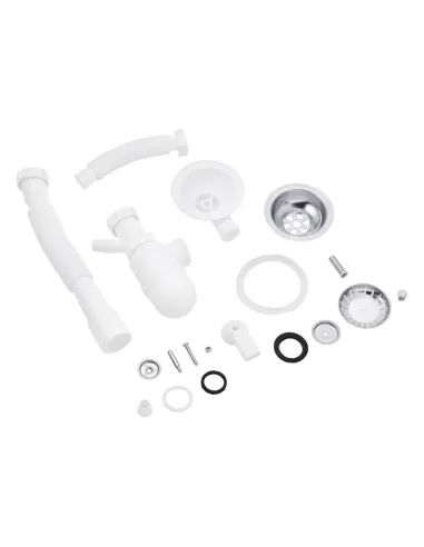 Мийка для кухні прямокутна Kroner KRP Komposit GRA-6550, кам`яна, сіра