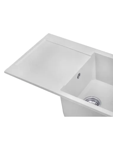 Мойка для кухни прямоугольная Kroner KRP Komposit GRA - 7850, каменная, серая