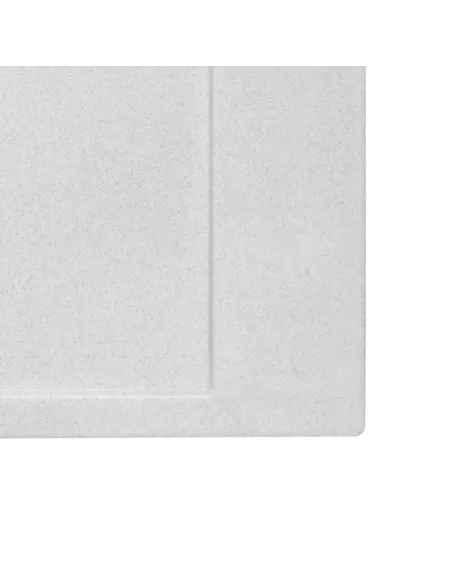 Мийка для кухні прямокутна Kroner KRP Komposit GRA-7850, кам`яна, сіра