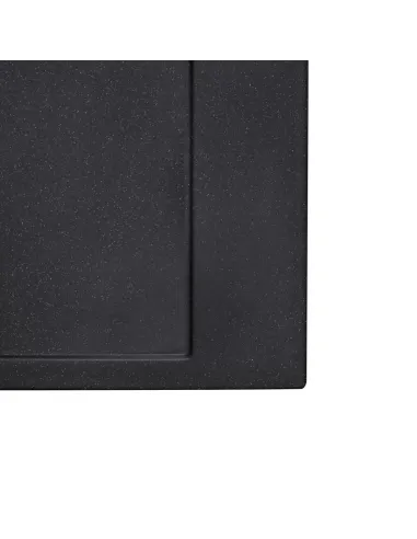 Мойка для кухни прямоугольная Kroner KRP Komposit GRB - 7850, каменная, черная