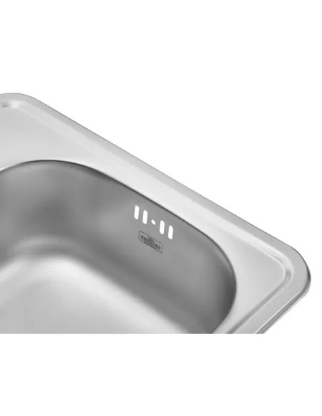 Мойка для кухни квадратная Kroner KRP Satin - 3838 из нержавеющей стали