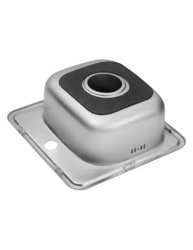 Мойка для кухни квадратная Kroner KRP Satin - 3838 из нержавеющей стали