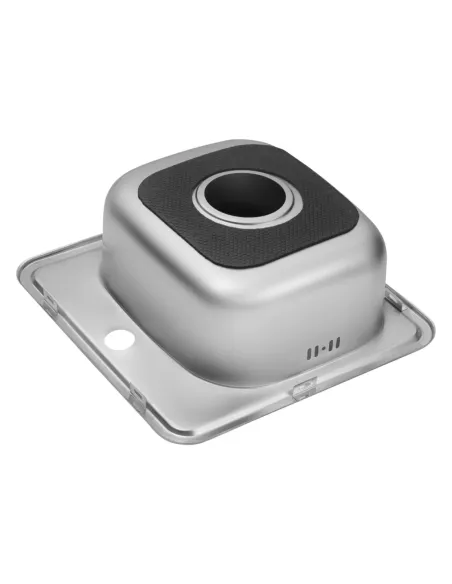 Мойка для кухни квадратная Kroner KRP Satin - 3838 из нержавеющей стали