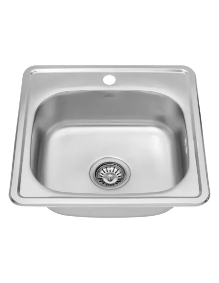 Мийка для кухні квадратна Kroner KRP Satin - 4848 з нержавіючої сталі